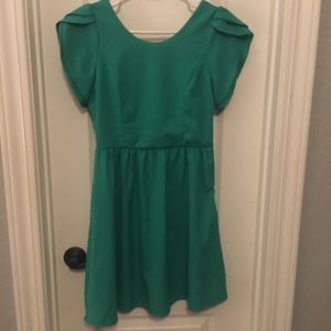 Green boutique dress